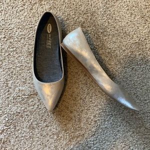 Dr scholls super cute metallic flats
